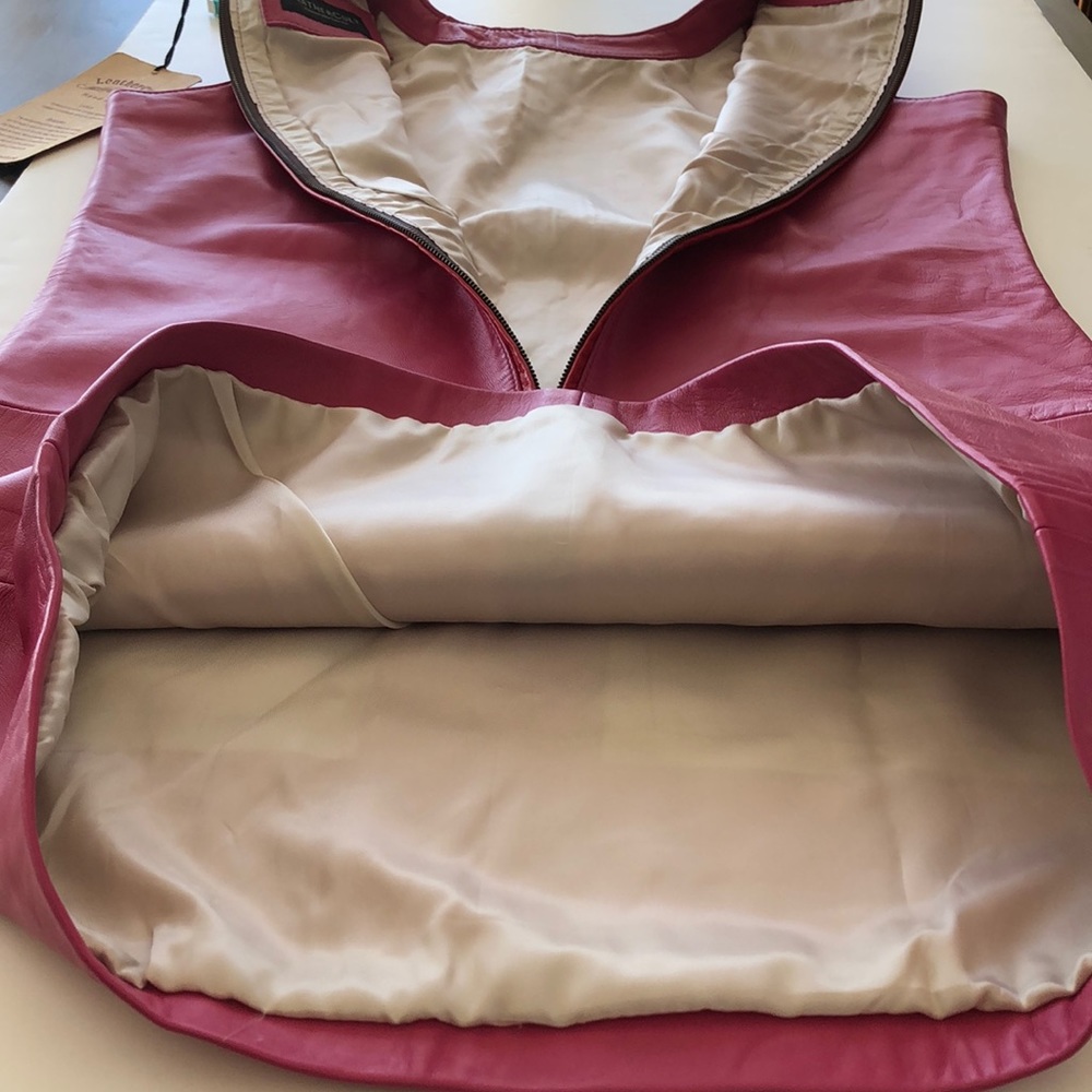 NEW Custom Pink Leather Dress by Leathercult - Picture 8 of 15